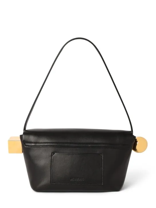 Jacquemus   Le Rond Carre leather shoulder bag 