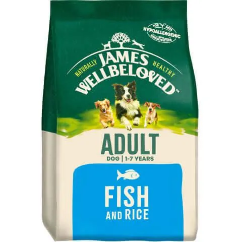 James Wellbeloved Adult Fish & Rice Dry Dog Food 2kg