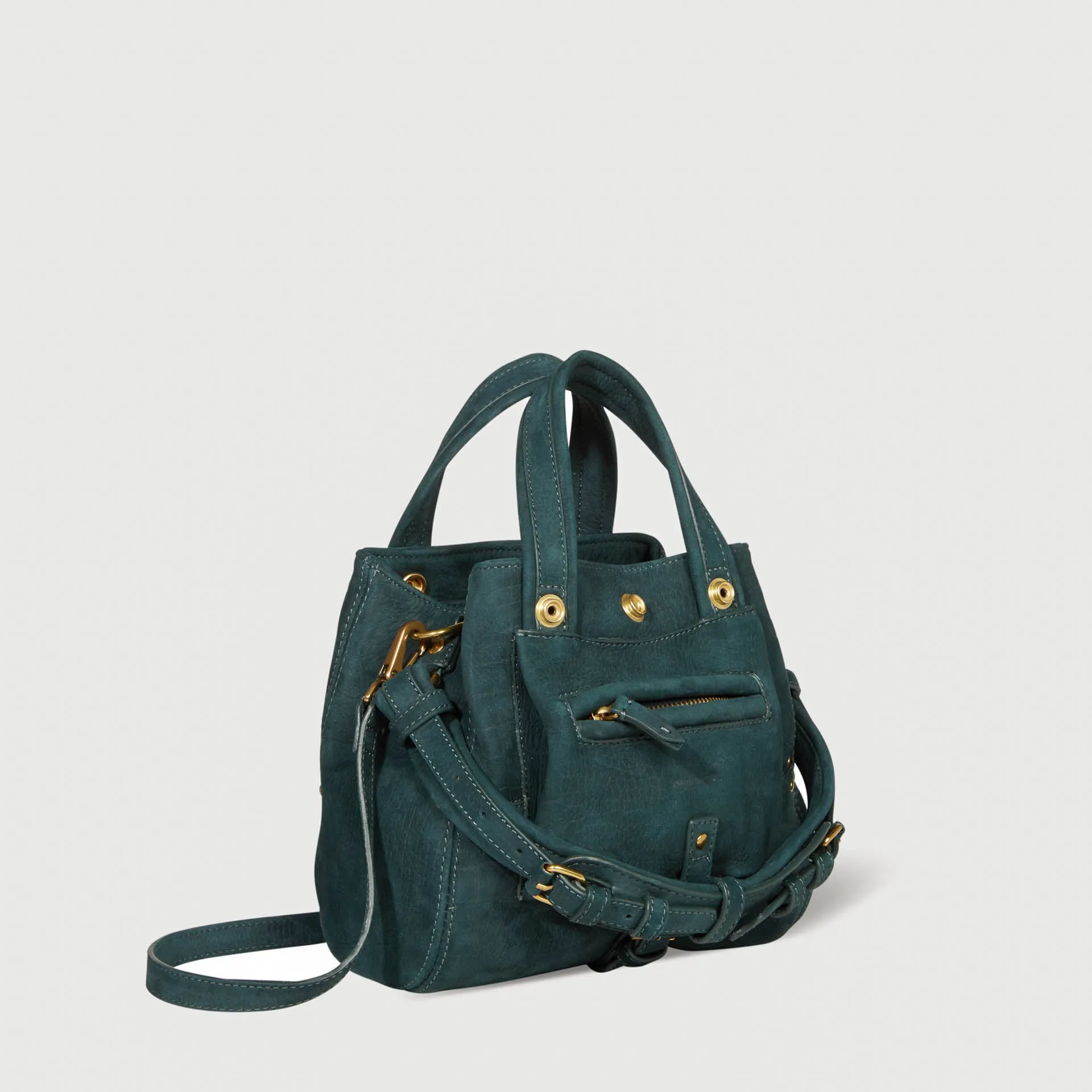 JEROME DREYFUSS SHOULDER BAG BILLY NANO TA GREEN