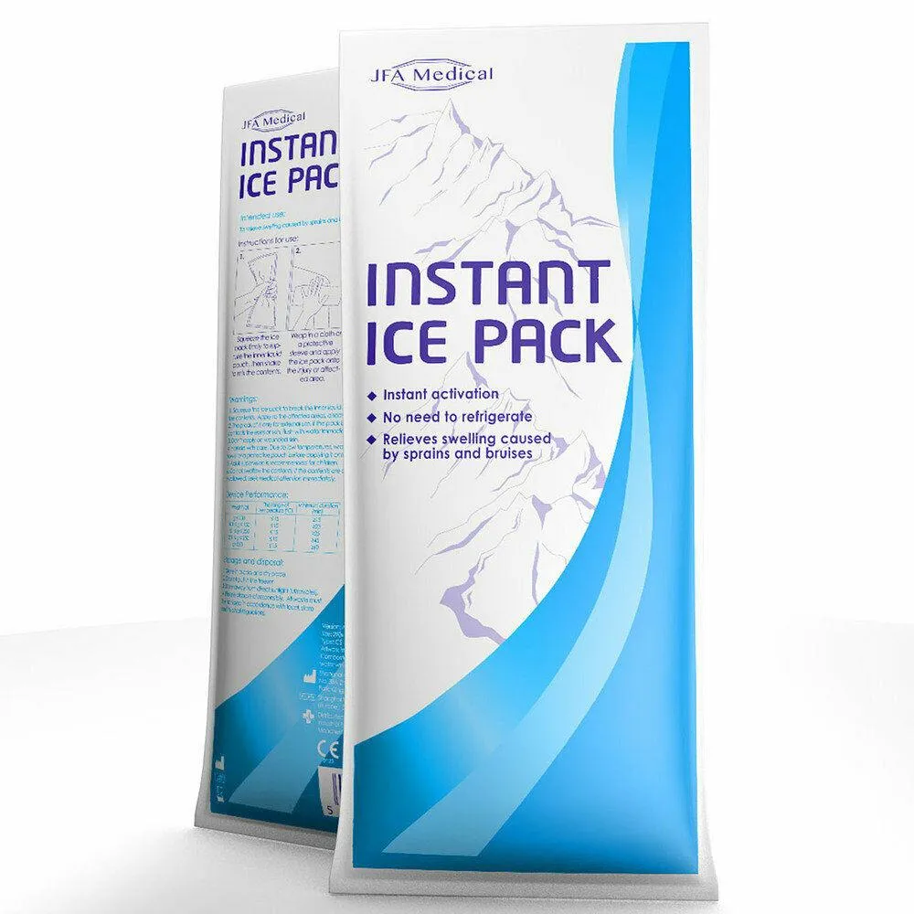 JFA Instant Ice Packs 120mm x 290mm x 20