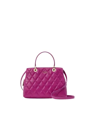 Kate Spade Carey Quilted Sullivan Satchel Bag In Baja Rose KH227