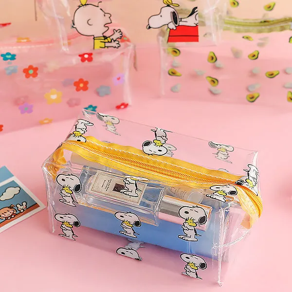 Kawaii Clear Transparent Pencil Pouch