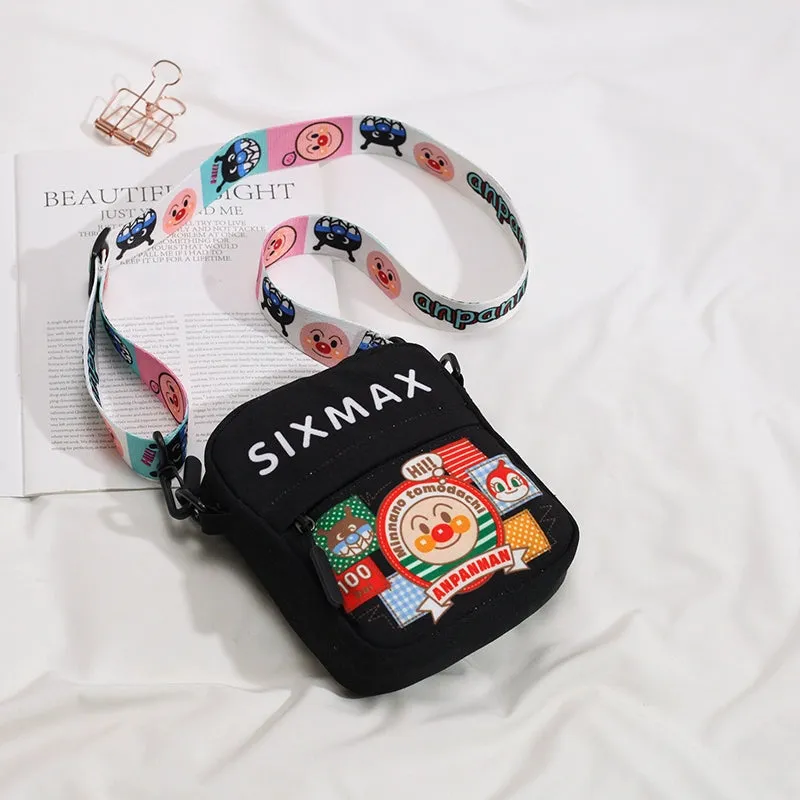 Korean Cartoon Canvas Crossbody Bag