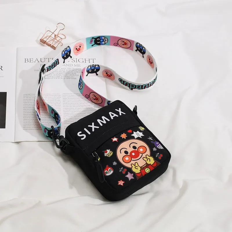 Korean Cartoon Canvas Crossbody Bag