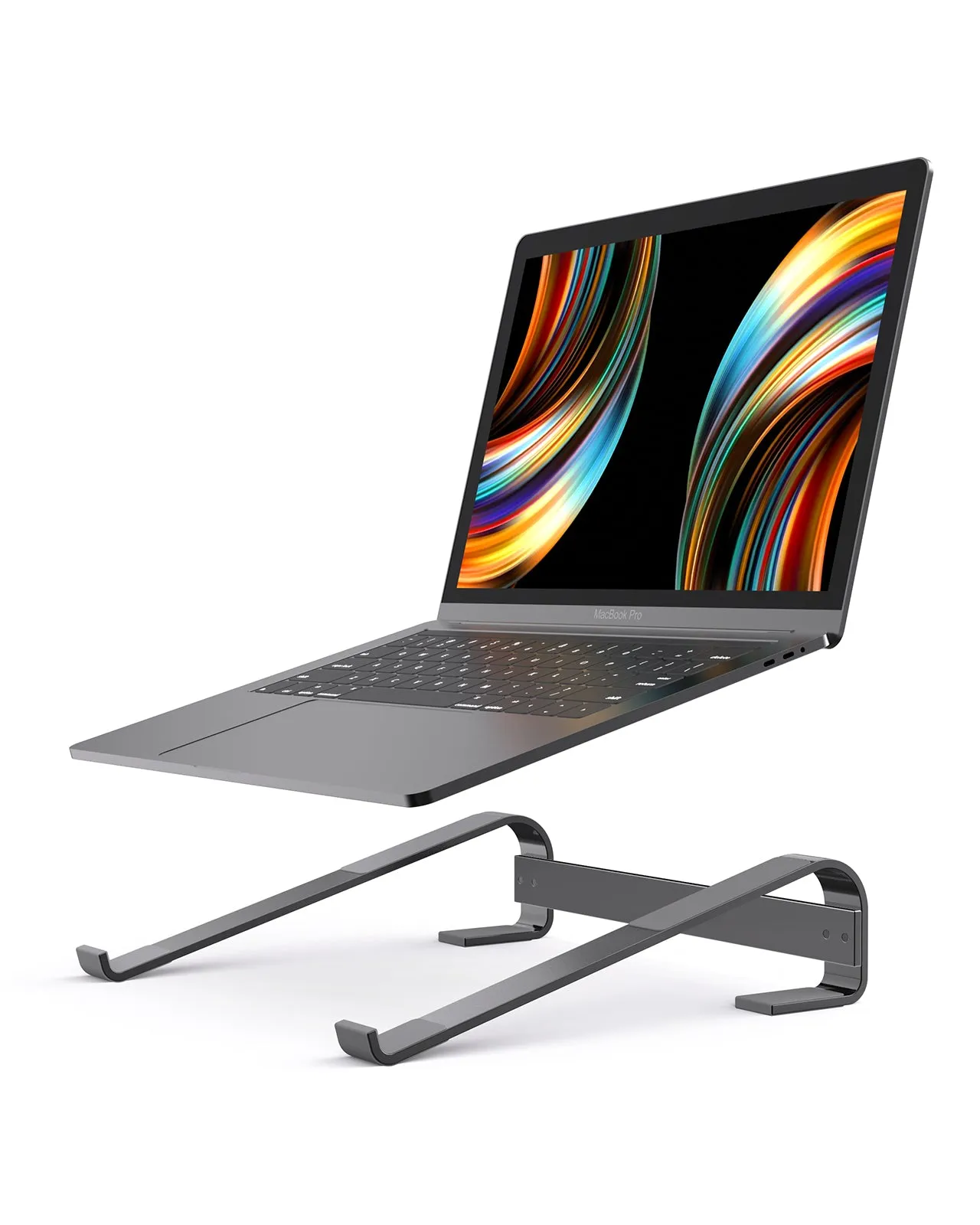 Laptop Stand Aluminum Portable Removable Laptop Rise Ventilated Detachable Ergonomic Holder