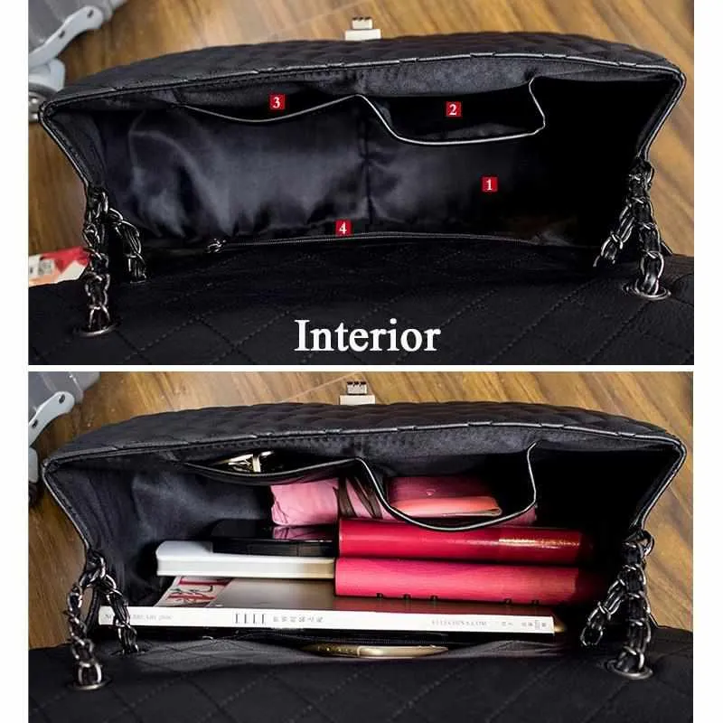 Luxury Large Shoulder Pu Leather Travel Crossbody Bags