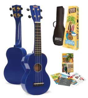 Mahalo 'Learn 2 Play' Ukulele Essentials Pack - Blue