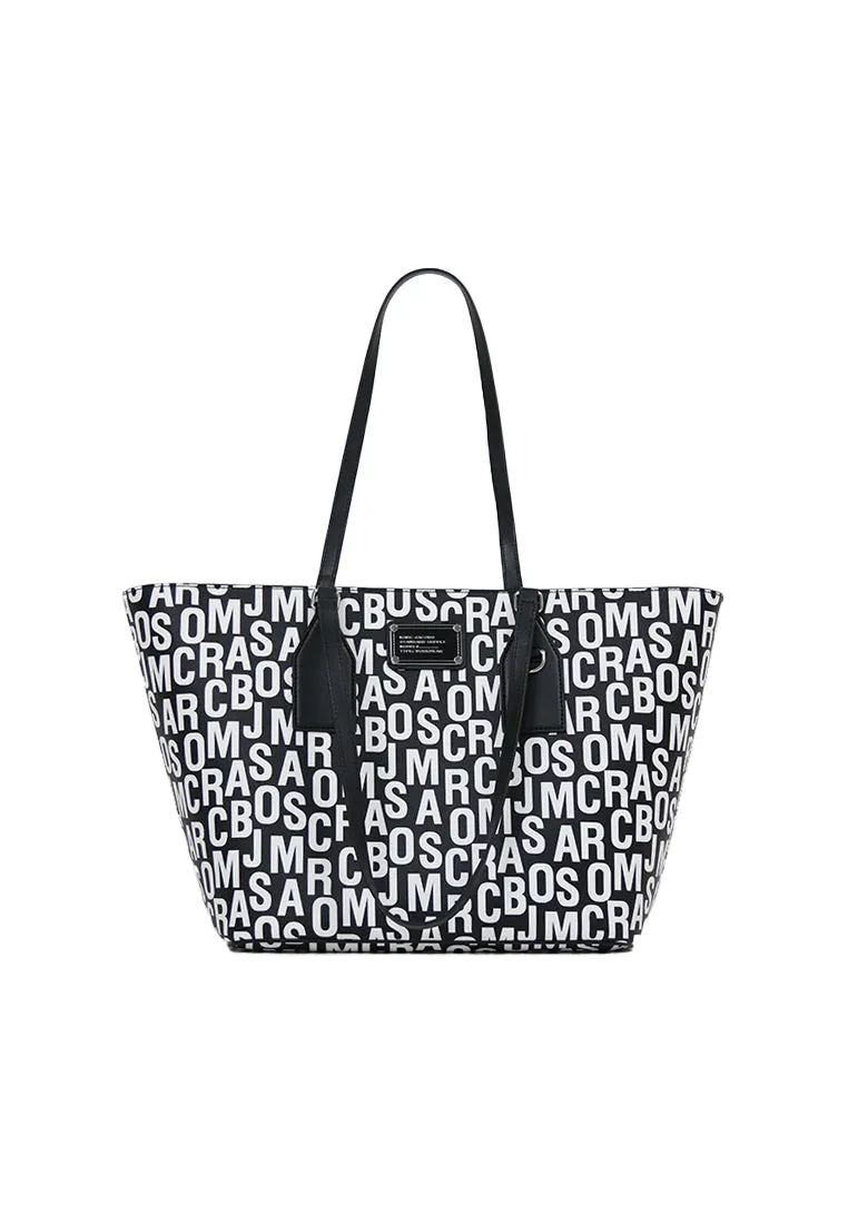 Marc Jacobs Large Tote Shoulder Bag Printed In Black White 4S4HTT005H02