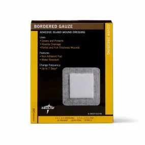 Medline Bordered Island Gauze 4" x 4" MSC3244Z