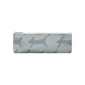 mina perhonen: Pencil Case - run run run / M Size / Gray - , Made in Japan,  Japanese pen case