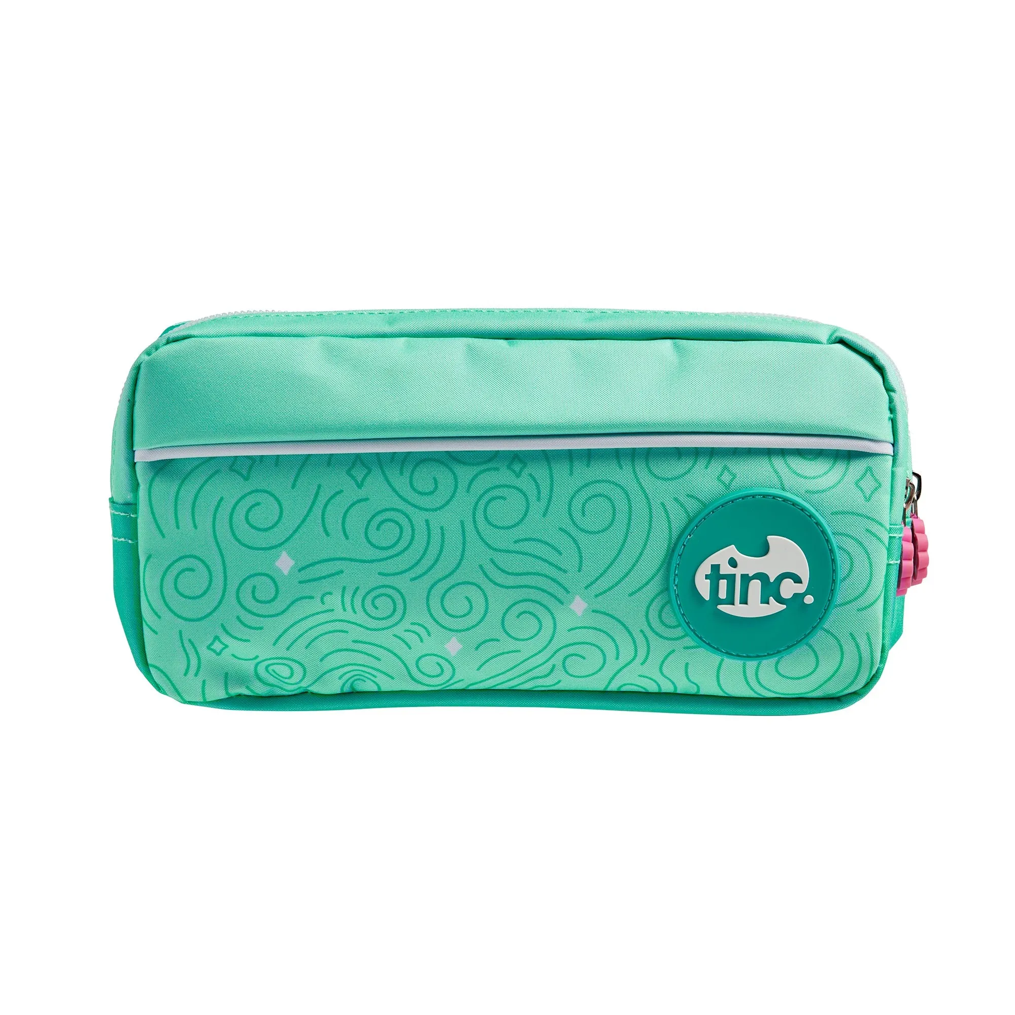 Mintees Triple Zip Pencil Case