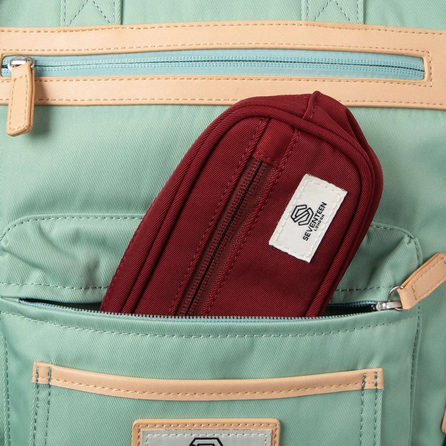 Mitcham Pencil Case - Burgundy