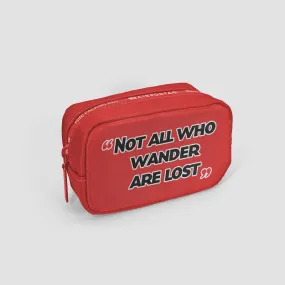 Not All Who Wander Are Lost - Mini Packing Bag