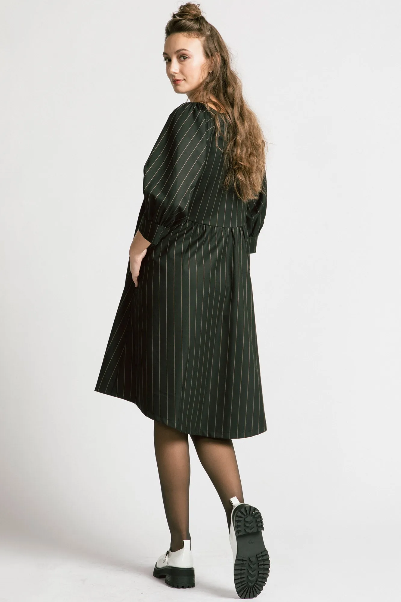 Notebook Dress Pinstripe