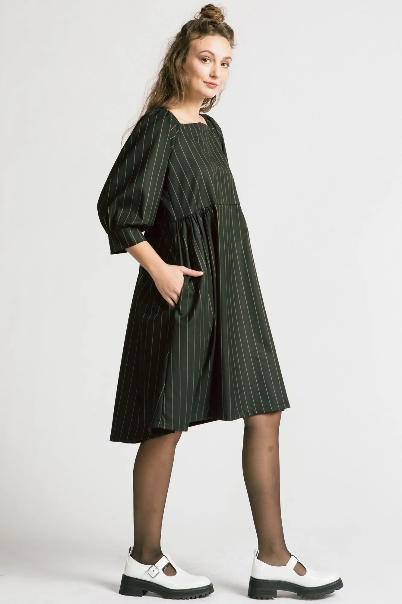 Notebook Dress Pinstripe