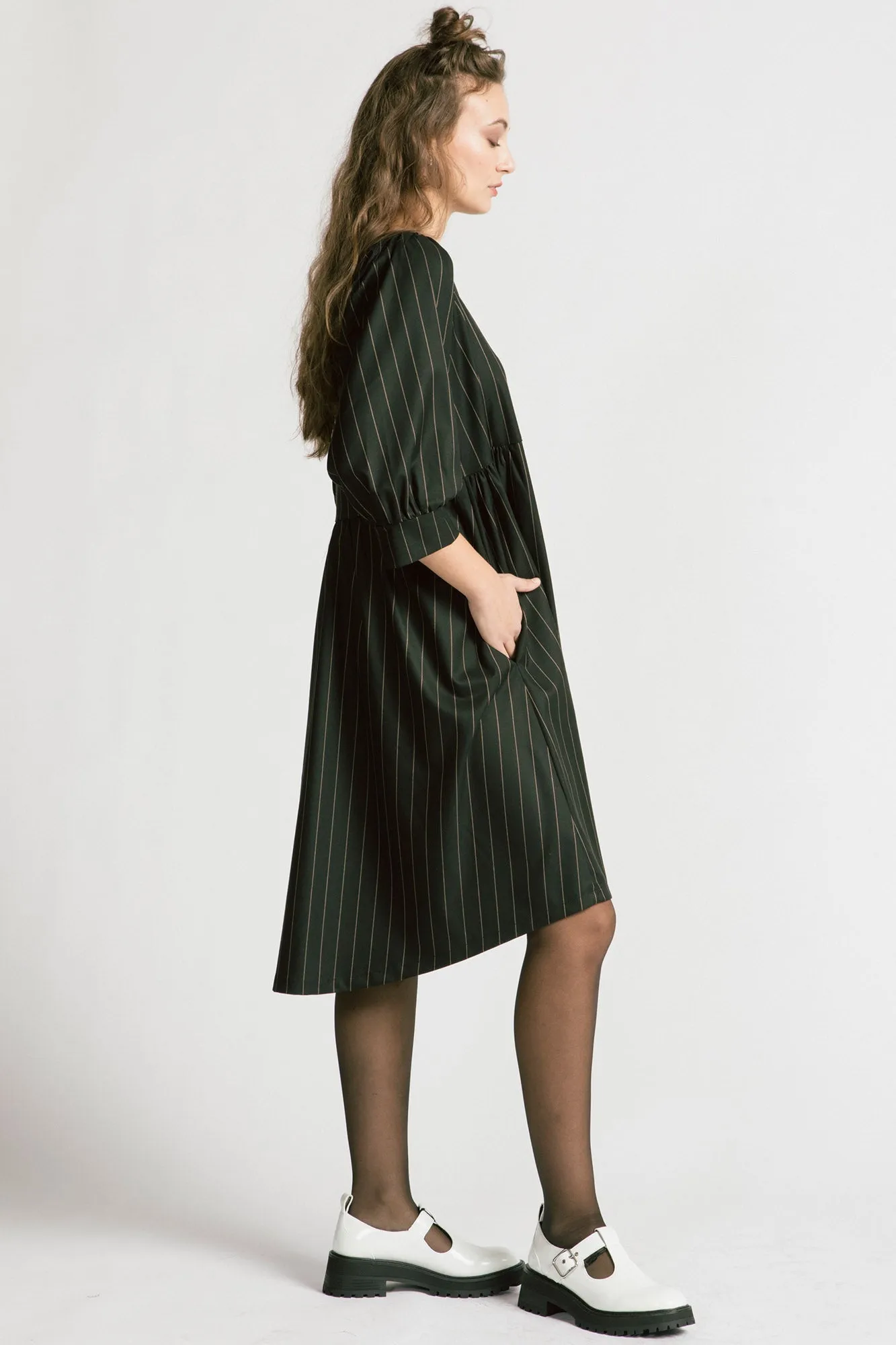 Notebook Dress Pinstripe