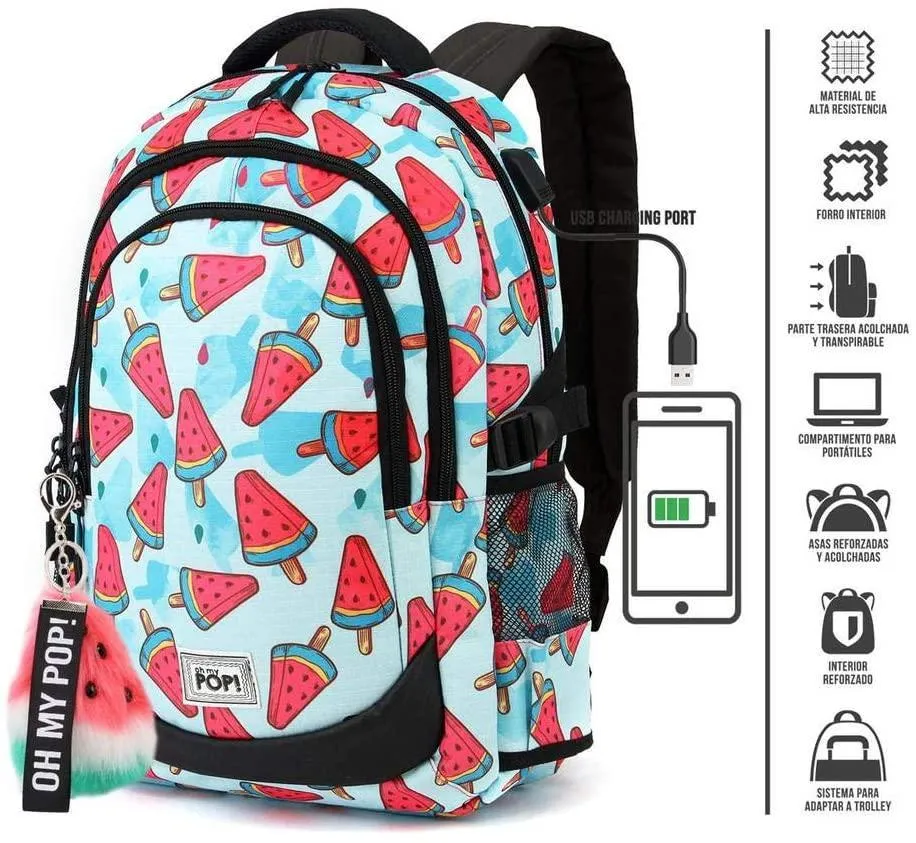 Oh My Pop! Frech-Running HS Rucksack Mochila Tipo Casual 44cm