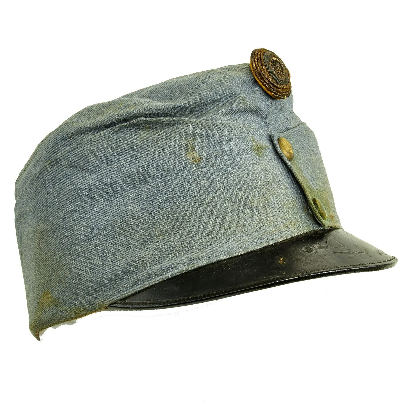 Original Austro-Hungarian WWI M1916 Officer’s Field Cap made by A. Zach in Hermannstadt Transylvania