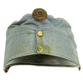 Original Austro-Hungarian WWI M1916 Officer’s Field Cap made by A. Zach in Hermannstadt Transylvania