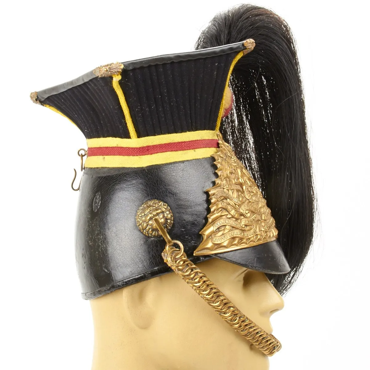 Original British 16th Lancers Other Ranks Chapka Helmet- Circa 1902