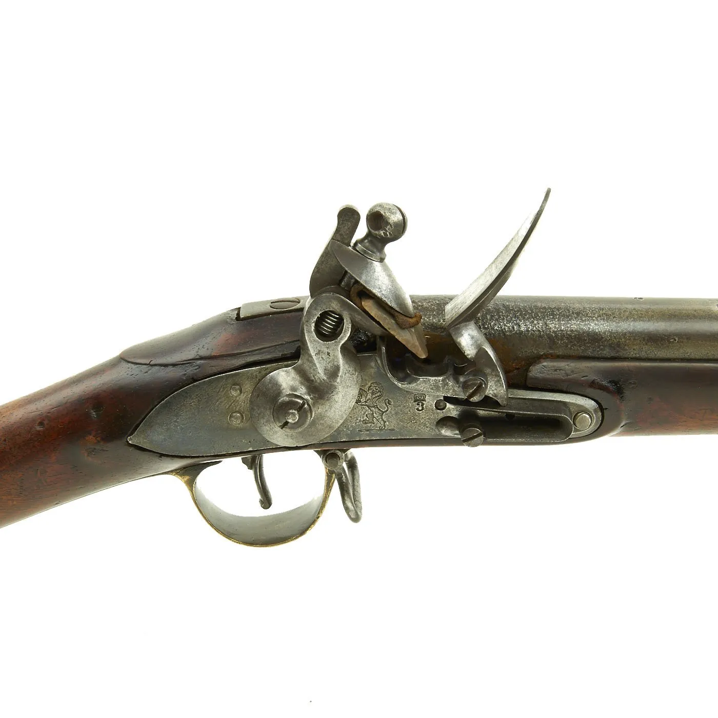 Original British East India Company Windus Pattern Brown Bess Flintlock Officer's Fusil with Bayonet - c. 1808