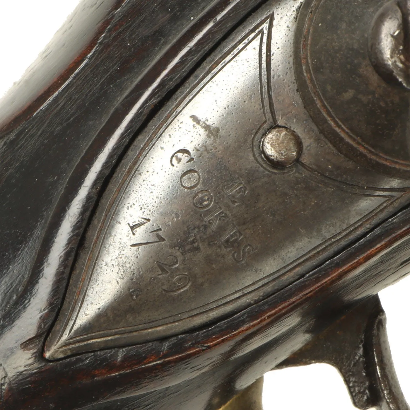 Original British P1730 Dated Long Land Pattern Brown Bess Flintlock Musket by Edward Cookes - Dated 1729