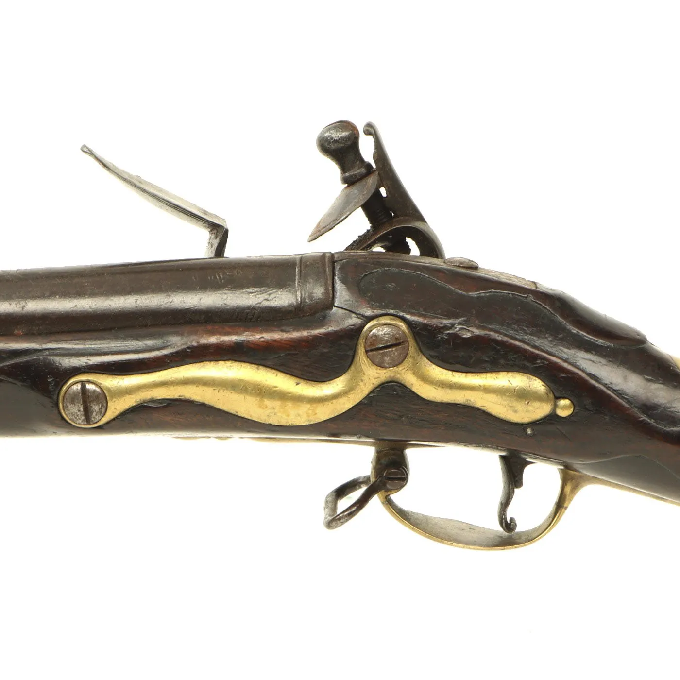 Original British P1730 Dated Long Land Pattern Brown Bess Flintlock Musket by Edward Cookes - Dated 1729