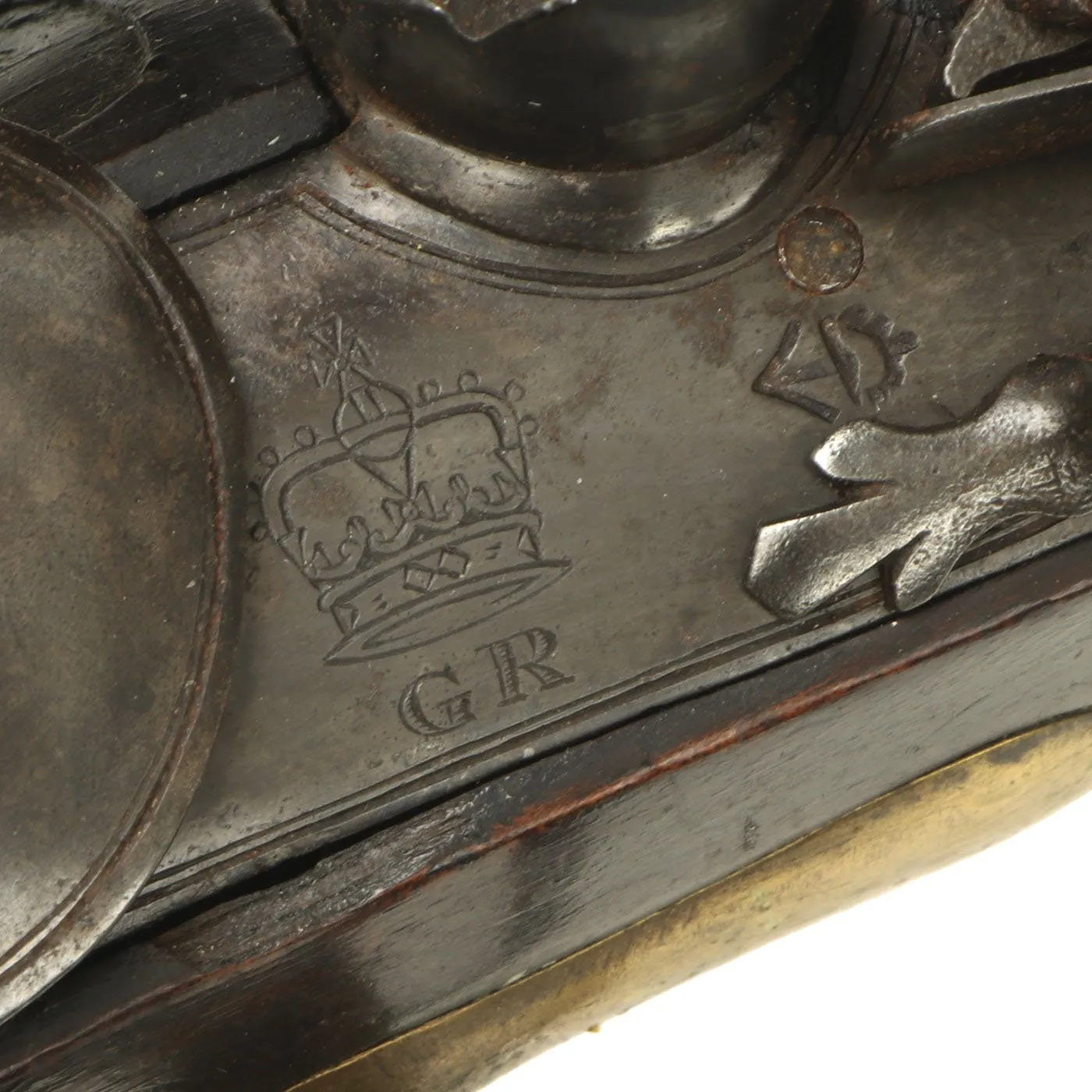 Original British P1730 Dated Long Land Pattern Brown Bess Flintlock Musket by Edward Cookes - Dated 1729