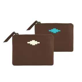 PAMPEANO - Cambio Pouch Purse - Brown Leather