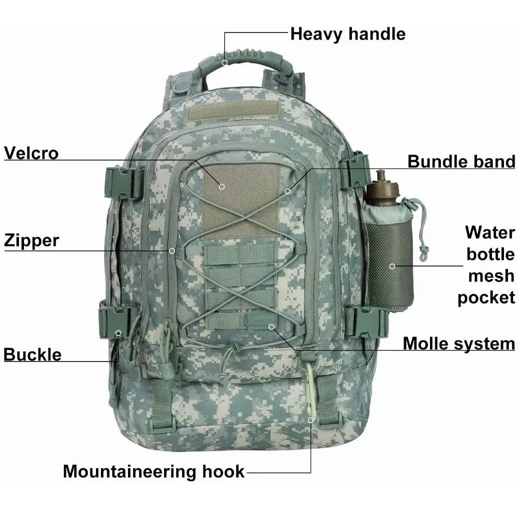 PANS Backpack for Men Large Military Backpack | Acu