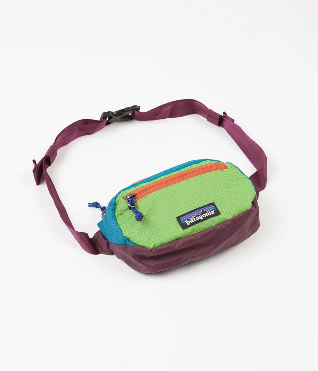 Patagonia Ultralight Black Hole Mini Hip Pack - Patchwork: Peppergrass Green