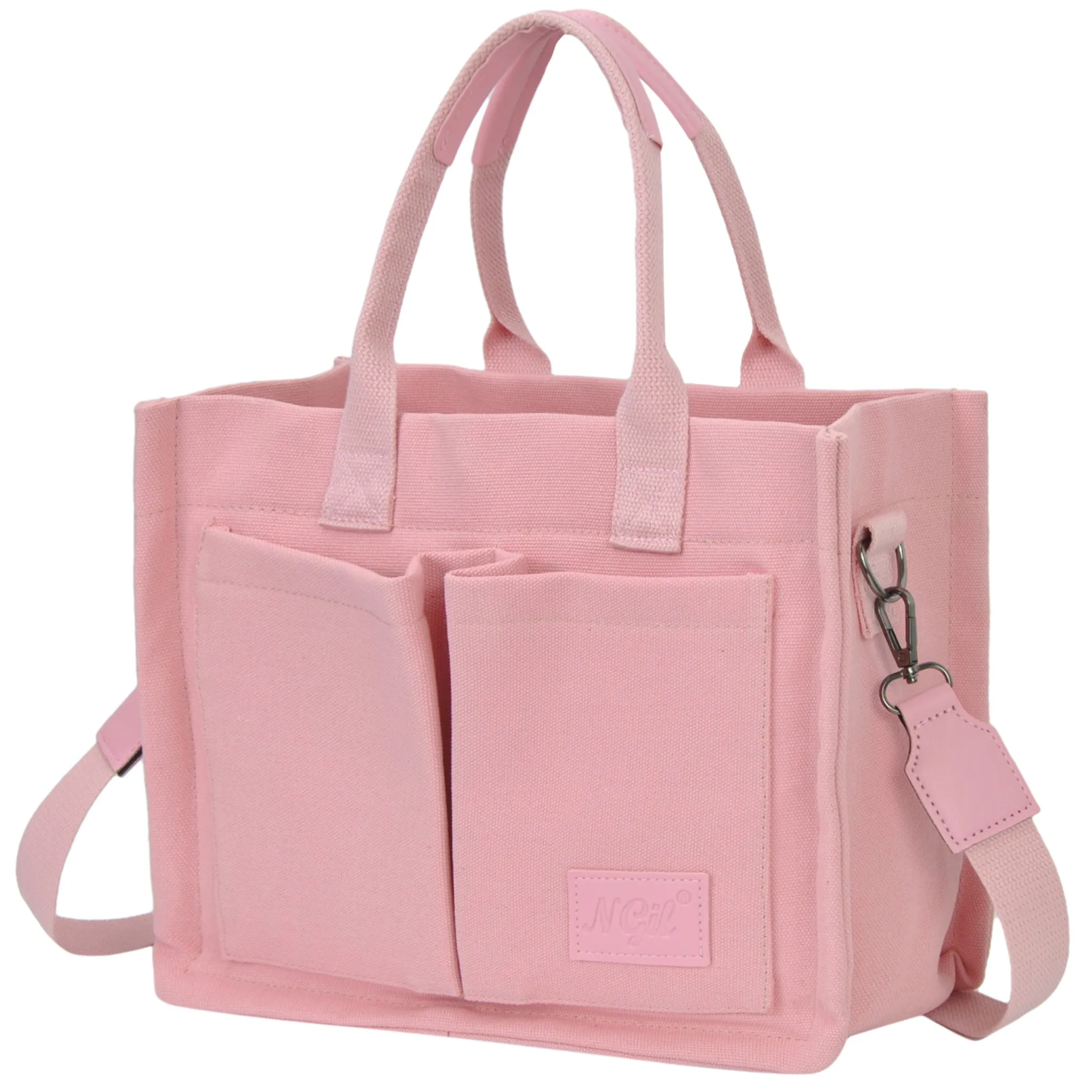 Pink NGIL Large Canvas Tote Bag