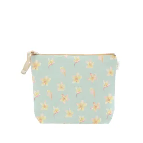 Plumerias Cosmetic Bag, Large