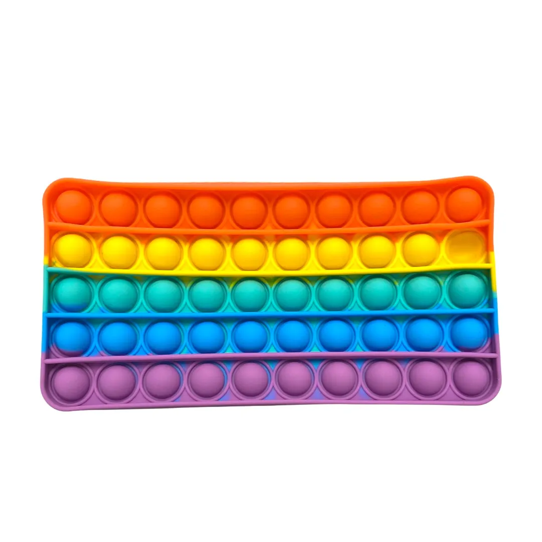 Pop It Pencil Case - Rainbow