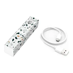 Portable Phone Charger Terrazzo