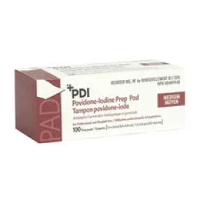 Povidone Iodine Prep Pad (100)