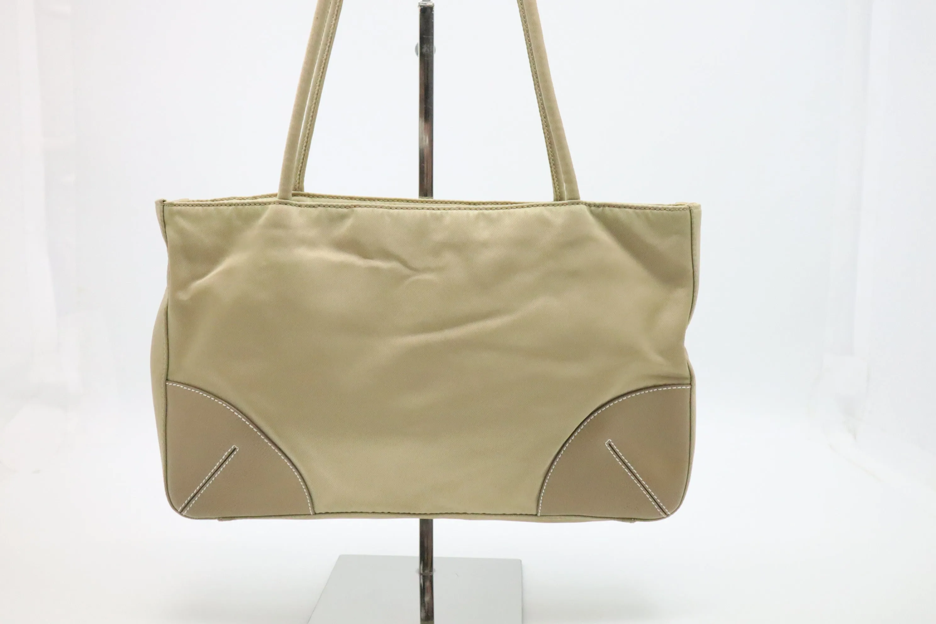 Prada Handbag in Gold Nylon