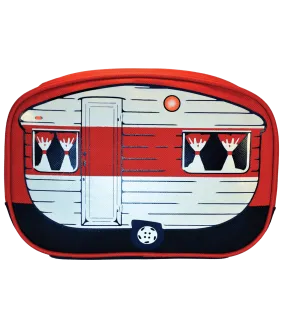 "Mini" Camper Van Toiletry Bag, Red