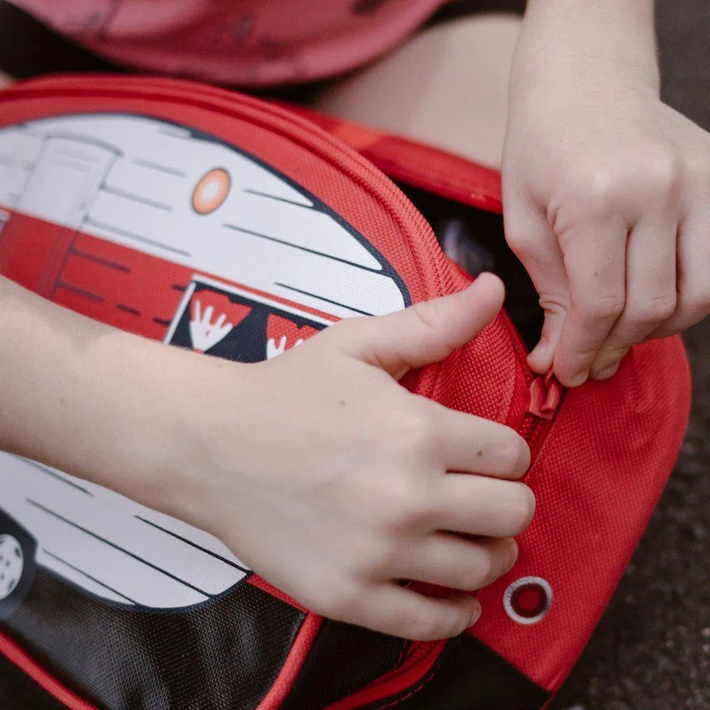 "Mini" Camper Van Toiletry Bag, Red