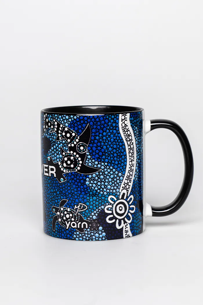 "Protect Our Coral To Save Our Reef" Ceramic Coffee Mug