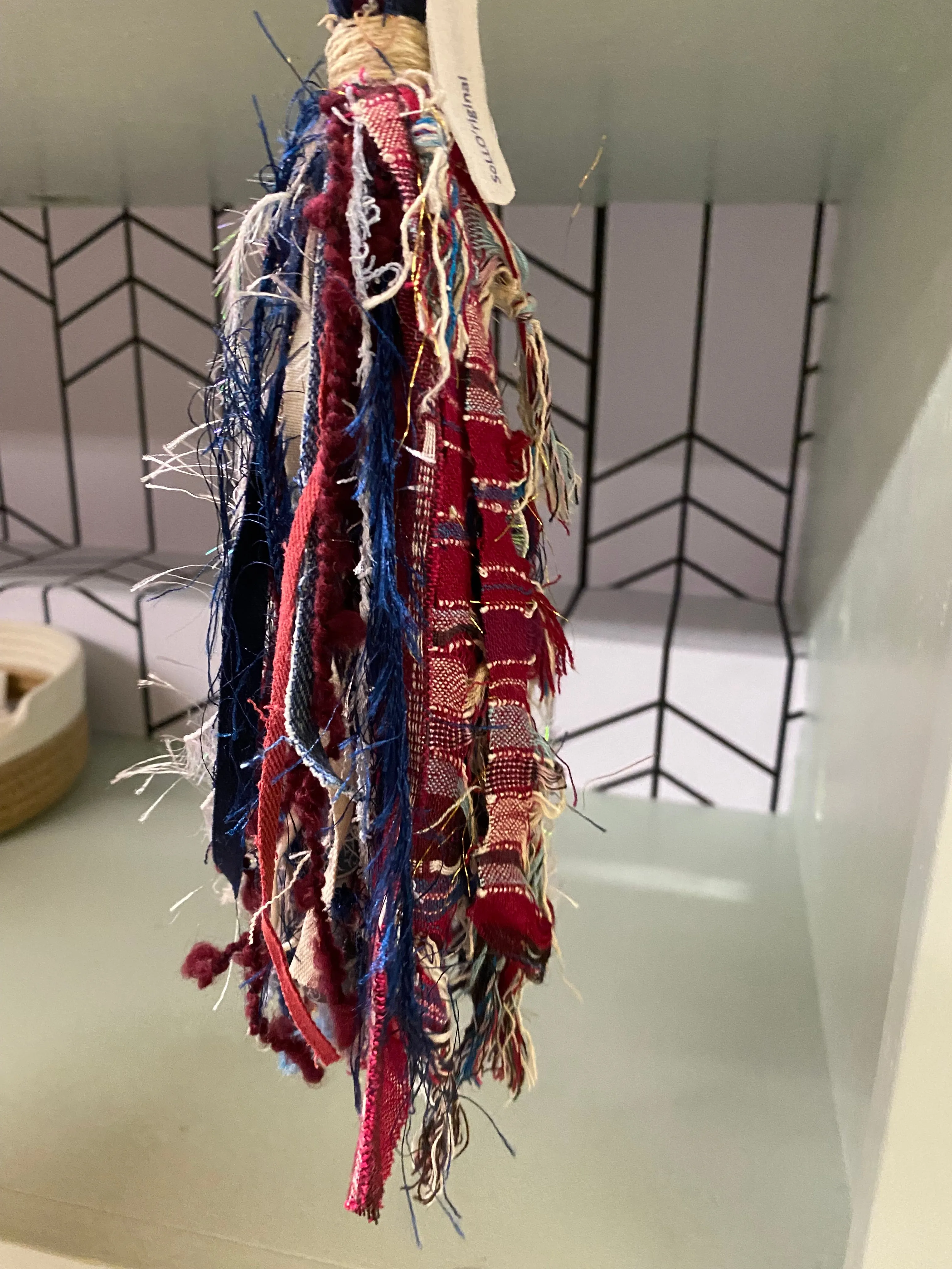Ragtime Charm Dangle Keychain/Purse Tassel