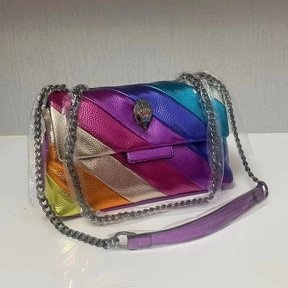 Rainbow Stripe Shoulder Bag