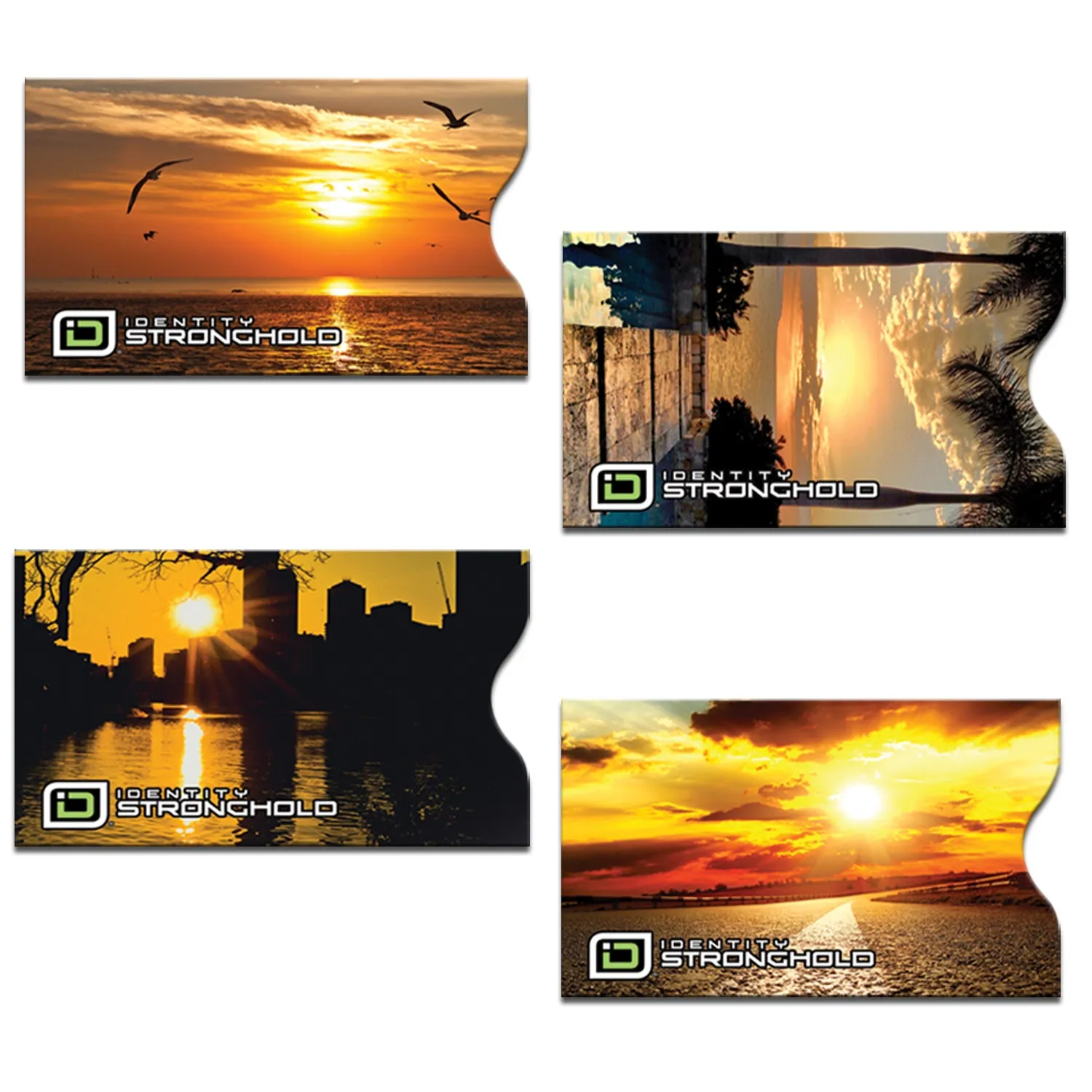 RFID Blocking Credit Card Sleeves - Sunset 20 Pack