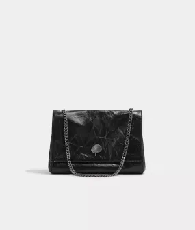 RIME cowhide reversible crossbody bag