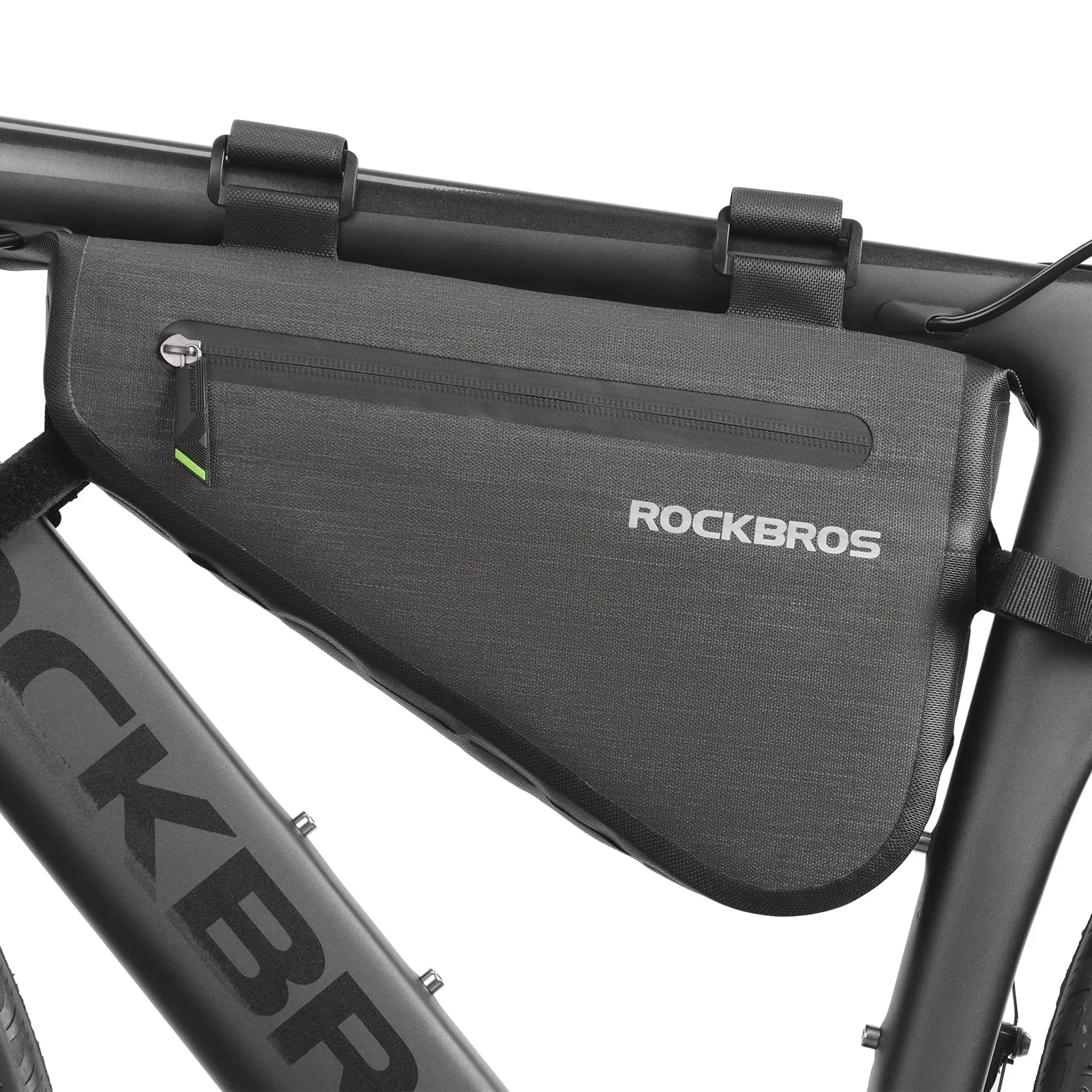 ROCKBROS 5-8L Waterproof Bike Frame Bag Large Triangle Bikepacking Storage Bag for Bicycles