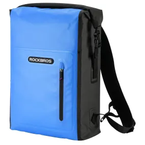 ROCKBROS Dry Bag wasserdicht Reiserucksack mit Vordertasche 20L