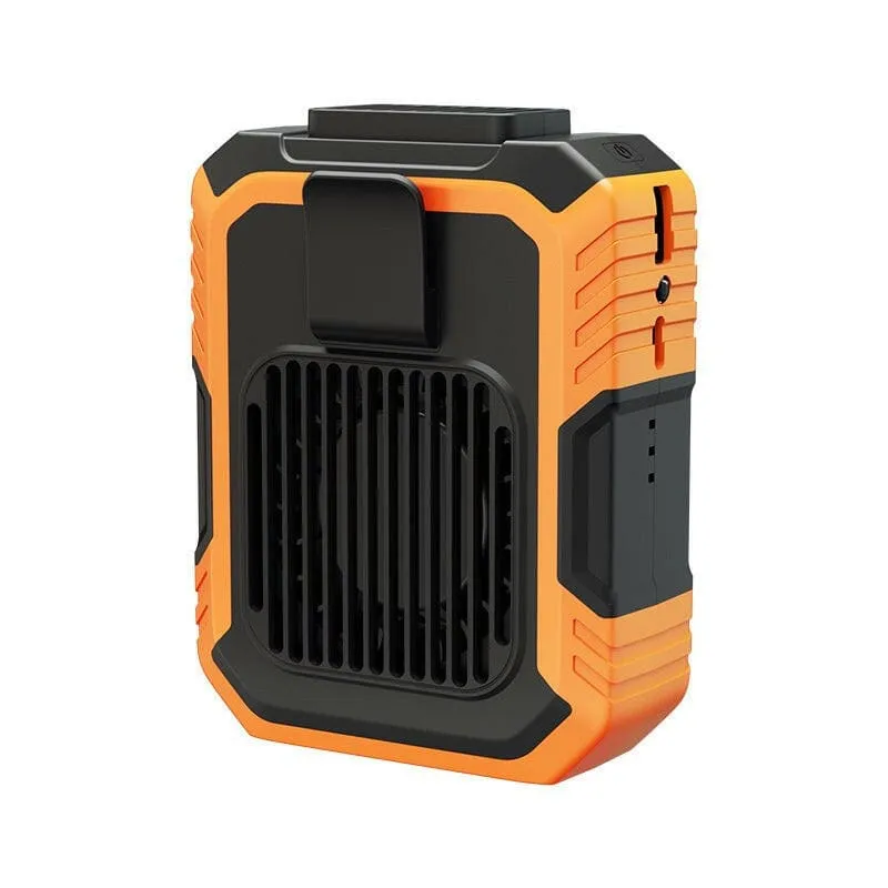 Rugged Portable Clip on Waist Fan with Power Bank Feature