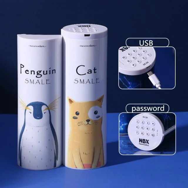 Safe Electronic Password Pencil Case Storage