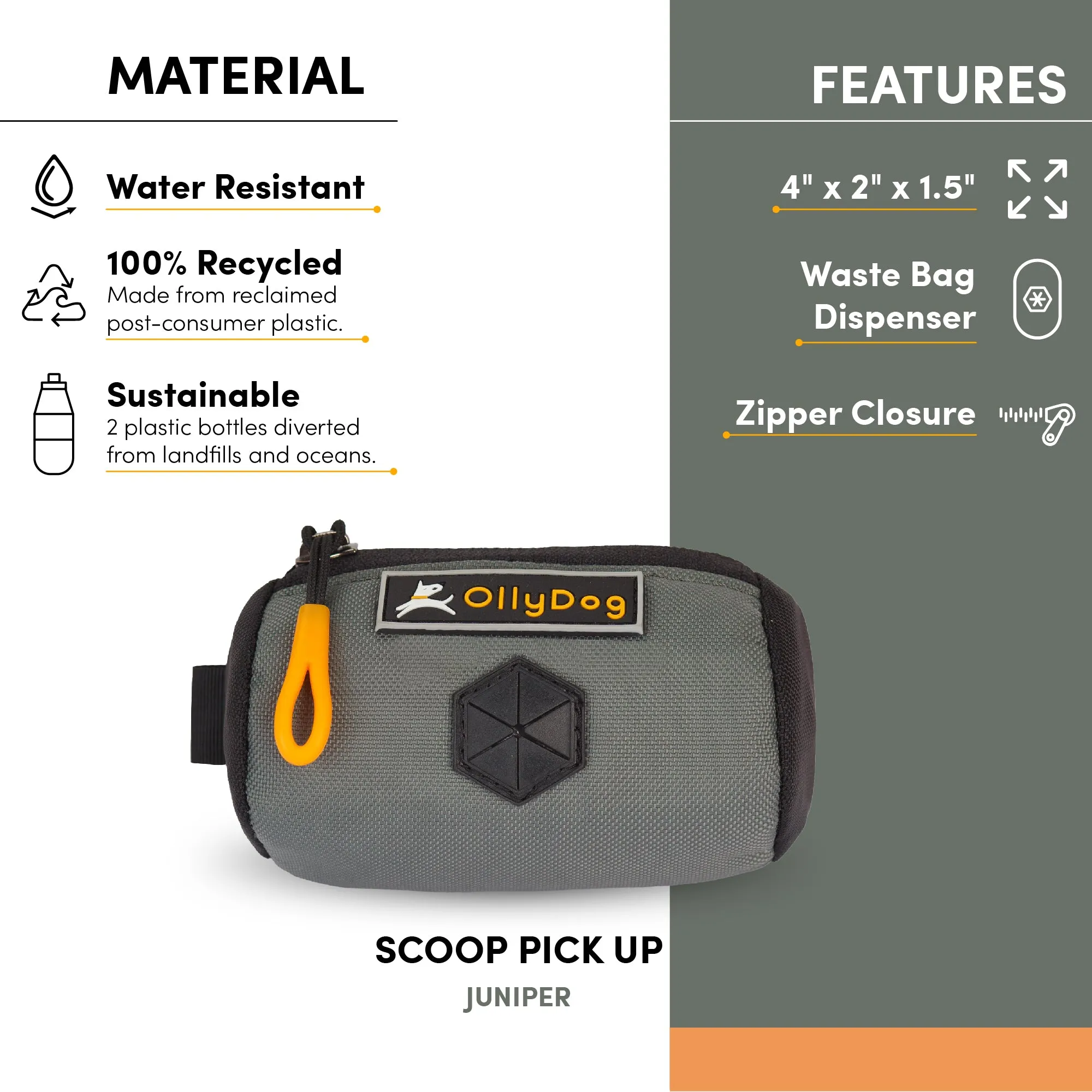 Scoop Pick Up Bag | Waste Bag Dispenser