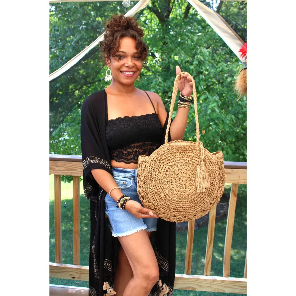 Seashell Sands Straw bag